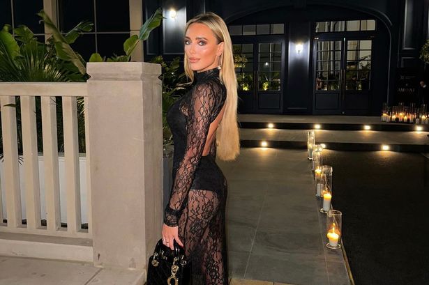 TOWIE’s Amber Turner rocks ‘sexy’ £45 lace maxi dress as she parties in Dubai