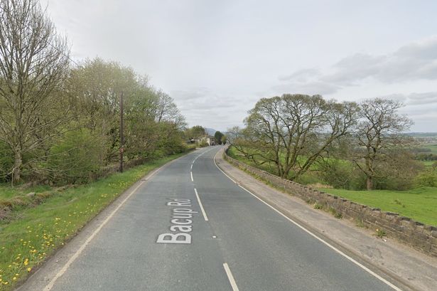 Bacup Road Cliviger closed after crash between motorbike and lorry