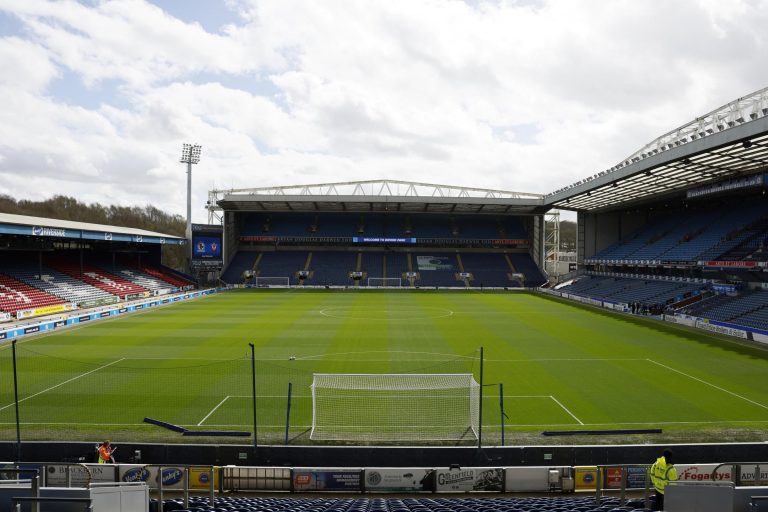 Blackburn Rovers head groundsman Wilkin on Ewood Park pitch