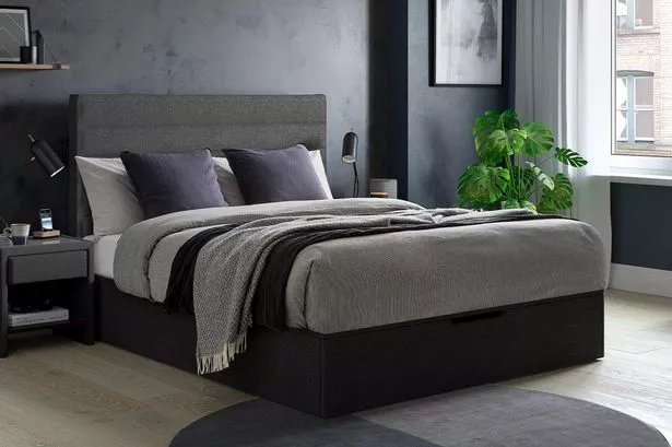 Save £100 on this space-saving Ottoman Bed Frame to get a luxe look on a budget