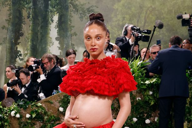Top Boy star pregnant as Adwoa Aboah reveals her growing baby bump on 2024 Met Gala red carpet