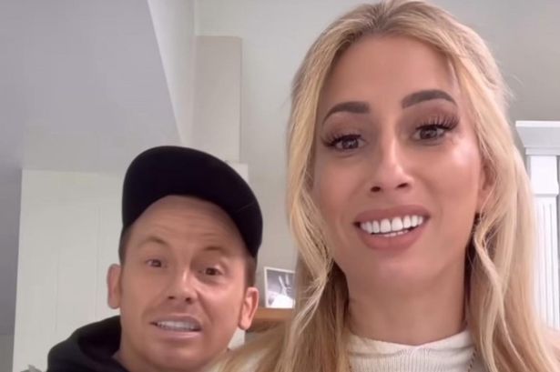 Stacey Solomon had four words to say as husband Joe Swash mocked by BAFTA hosts