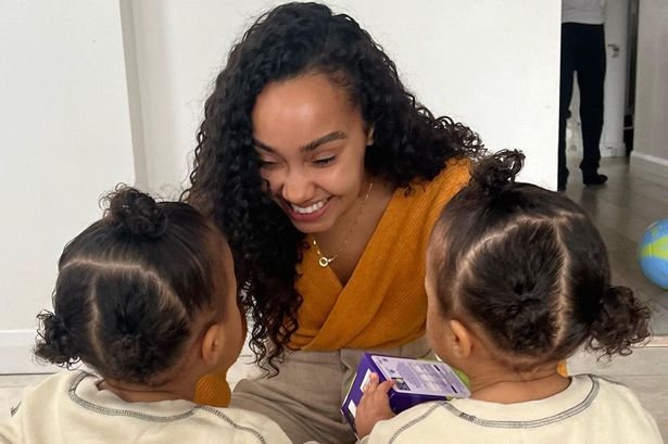 Little Mix star Leigh-Anne Pinnock reveals twin’s gender in adorable video of baby singing