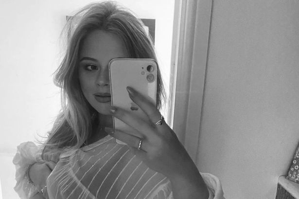 Emily Atack ‘glowing’ as she flaunts baby bump and awaits new arrival