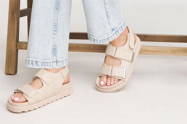 Simply Be’s £30 wide fit sandals offer a chic alternative to Dior’s £890 designer pair