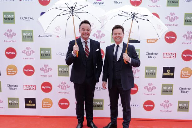 New dad Ant McPartlin beams alongside Dec at The Prince’s Trust Awards – one week after son’s birth