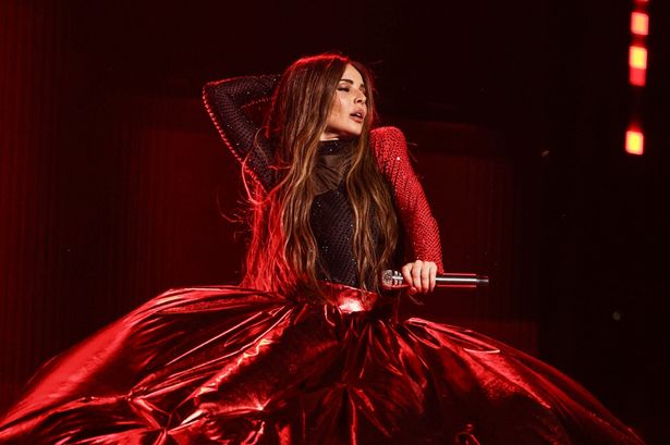 Cheryl suffers major wardrobe malfunction onstage during Girls Aloud tour – but sees the funny side