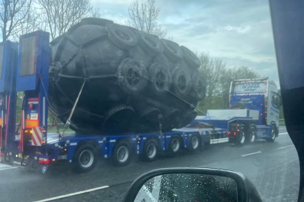 Bizarre M6 wide load ‘like giant haggis’ leaves drivers baffled on morning commute