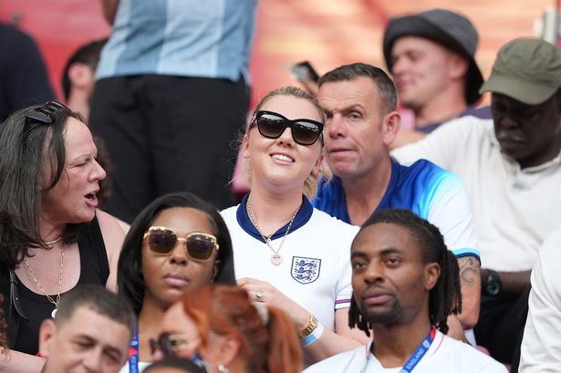 Megan Pickford, Kate Kane and Dani Dyer lead glam WAGs cheering on England against Slovenia