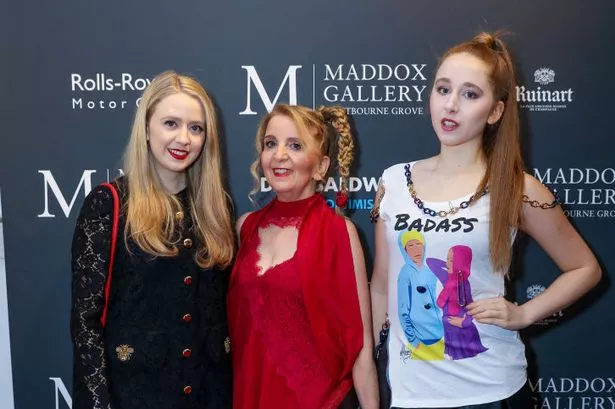 Gillian McKeith’s daughter, Skylar, announces she’s pregnant at fashion show with sister Afton