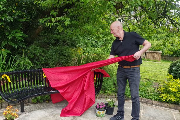 New bench and defibrillator installed after pub local, 60, suffers cardiac arrest