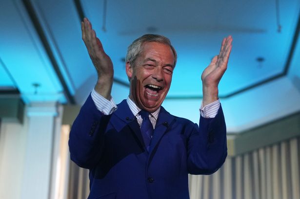 Nigel Farage sings along to classic Eminem song at Blackpool hotel