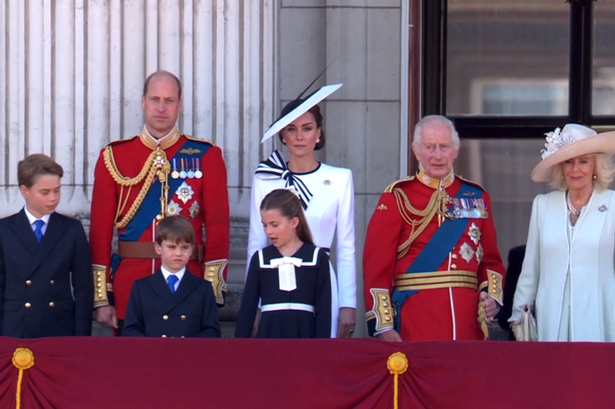 Princess Charlotte, 9, ‘tells off’ brother Prince Louis, 6, on balcony during National Anthem