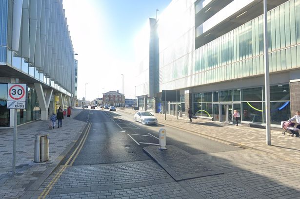 Pedestrian hit by car as Blackpool town centre road closed and emergency services rush to scene