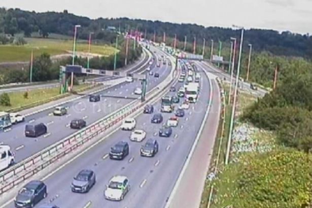 LIVE M6 traffic updates as ‘overturned caravan’ causes closure and huge delays