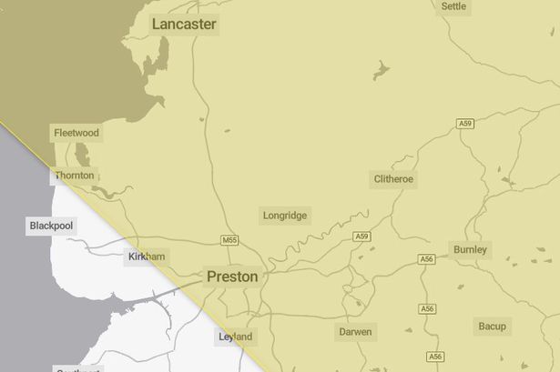 Met Office issues 10-hour thunderstorm warning for Lancashire and Cumbria with heavy rain on the way