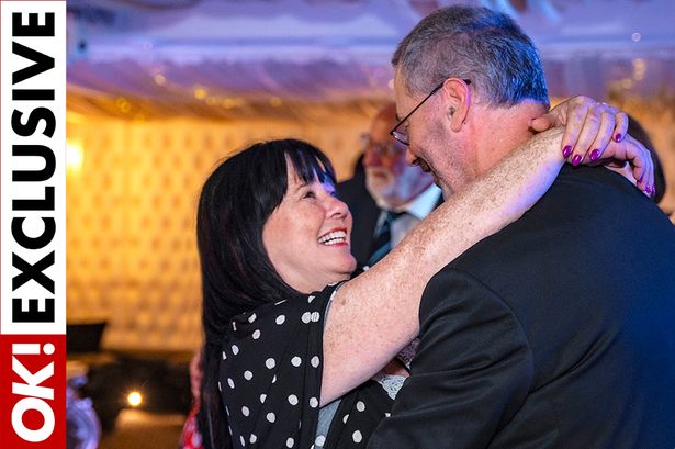 Wedding fever! Coleen Nolan and Tinder boyfriend Michael Jones pictured dancing