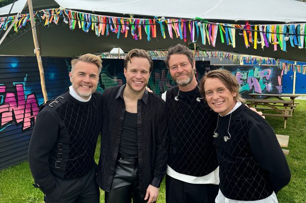 Olly Murs pays tribute to Take That after final show together – ‘I’m off to spend time with my girlies’