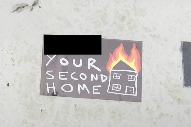 Chilling stickers implying threats to second home owners posted around Lake District