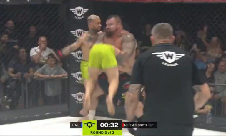 Eddie Hall defeats two in one fight at Blackburn’s King George’s Hall