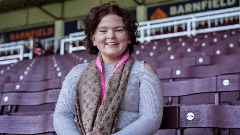 Burnley FC pledges support for Lucy, 14, to access treatment