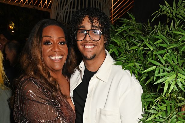 Alison Hammond parties with rarely-seem son Aidan and Gemma Collins at DJ Fat Tony’s engagement bash