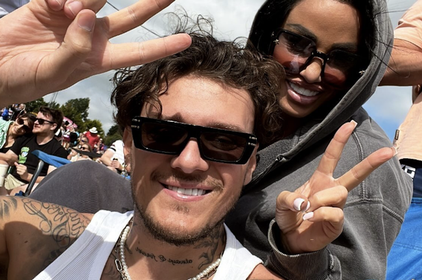 Katie Price ‘all over’ JJ Slater on double date with famous sister at Isle of Wight Festival