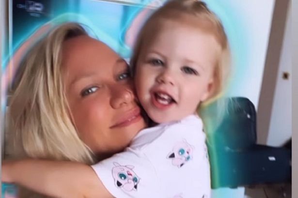 Chloe Madeley breaks down in airport security after leaving daughter Bodhi