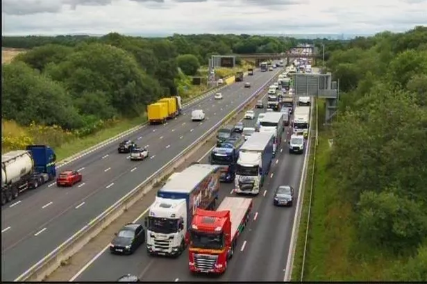 M62 three-lorry crash: Firefighters battle to rescue ‘trapped casualty’ near M6 junction