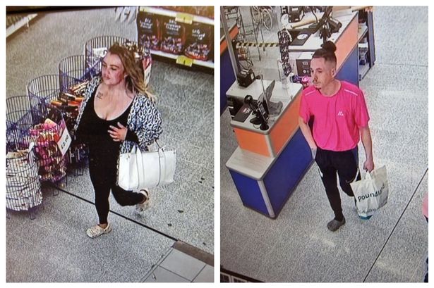 Police release CCTV of two people they want to speak to after ‘high value retail thefts’