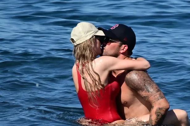 Coronation Street’s Katie McGlynn and TOWIE star boyfriend Ricky Rayment pack on the PDA as they hit the beach