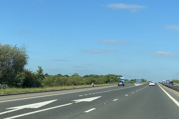 The M6, M65, M61 hard shoulder traffic cones hiding a toxic and potentially fatal hazard