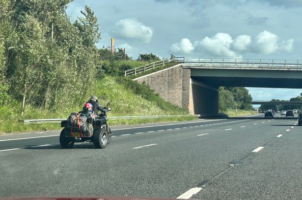 It grinds my gears that the law allows motorists to ride these vehicles on the M6 without a helmet