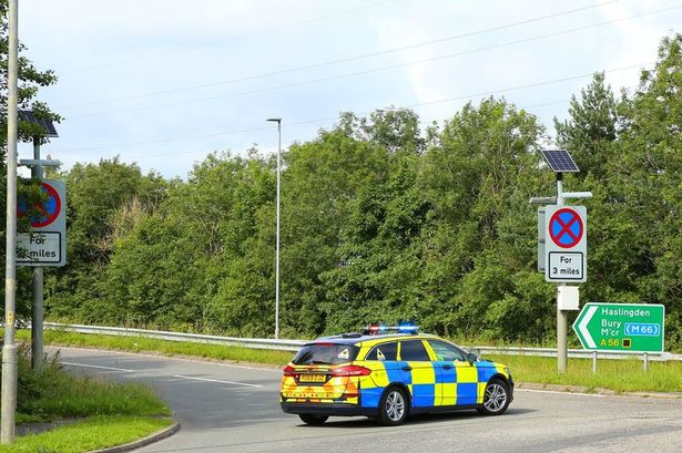 LIVE A56 traffic updates as major road off M65 closed and long delays after car fire