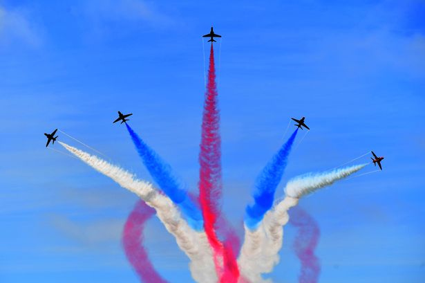 Exact times Red Arrows will soar over Lancashire skies twice this weekend