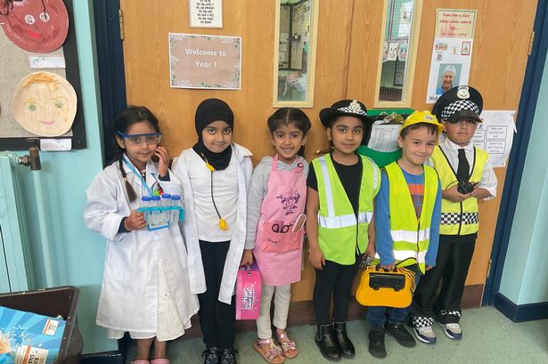 Special visitors inspire Accrington pupils to dress up and think about careers