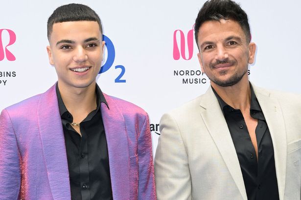 Peter Andre is spitting image of son Junior in throwback photo