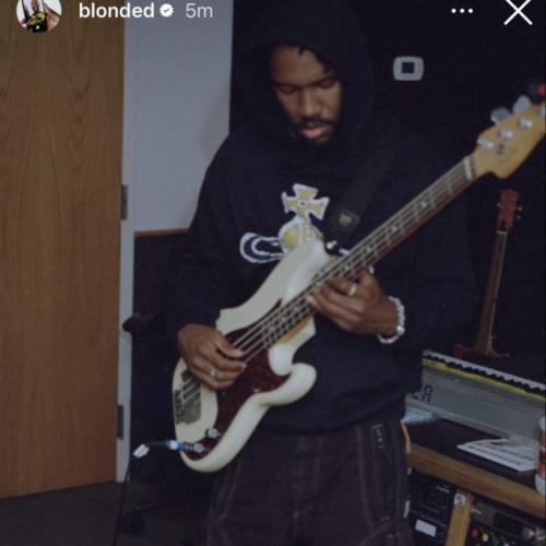 Frank Ocean shares studio snap, is new music on the way?