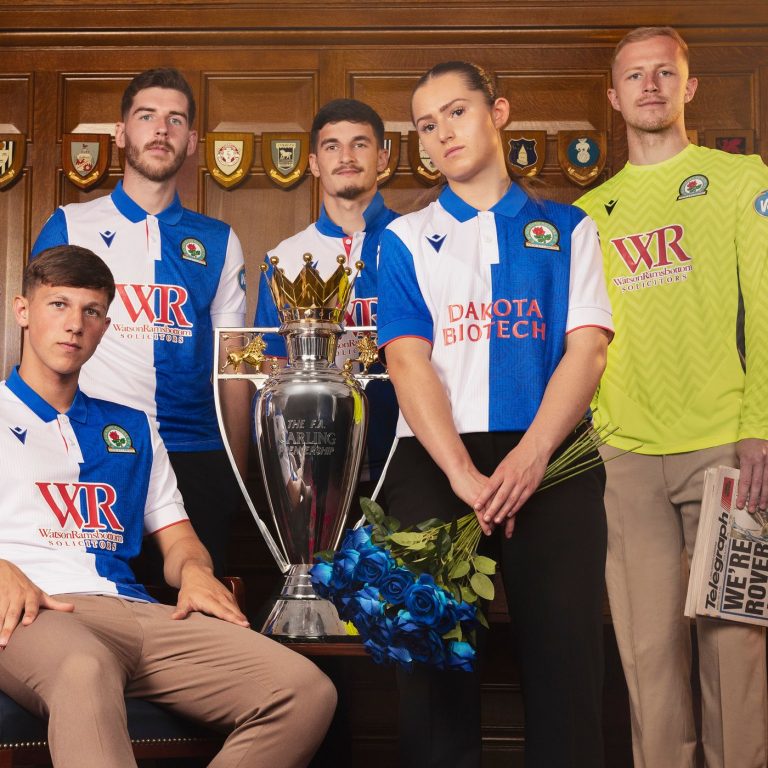 Blackburn unveil new home kit with nod to league triumph