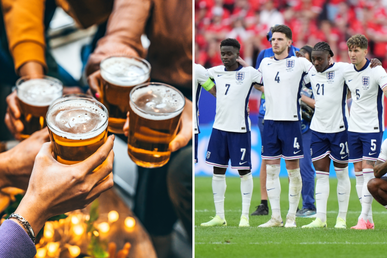 Greene King free pint offer for England Euros Semi-Final