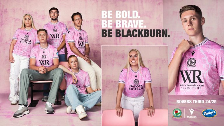 Blackburn Rovers release pink third kit for 2024/25 season