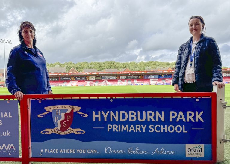 Primary school signs up as sponsors at Accrington Stanley