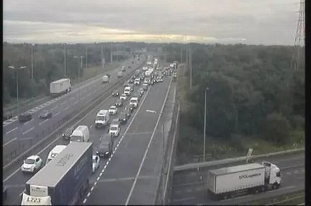 Two dead after horror M62 crash between two lorries and car