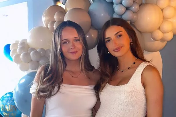 Sasha Attwood shows off growing bump in minidress as she celebrates Jack Grealish’s sister’s baby shower