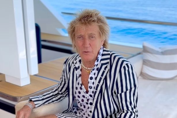 Rod Stewart and wife Penny Lancaster enjoy sun-soaked family holiday on huge yacht