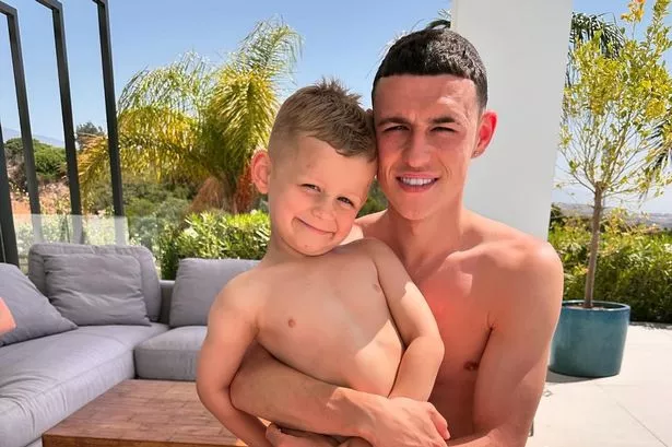 Phil Foden’s son Ronnie, 5, has face of the nation after watching England’s defeat against Spain