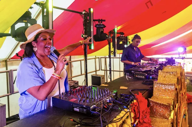 Alison Hammond delights fans as she makes surprise appearance at son’s DJ set