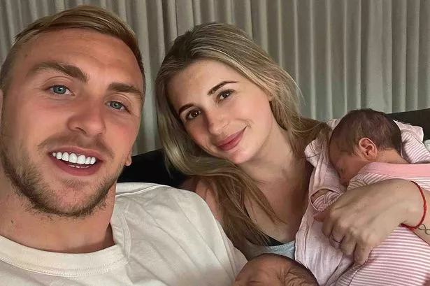 Dani Dyer shares sweet look at Jarrod Bowen feeding one of their twin daughters after England’s Euros defeat