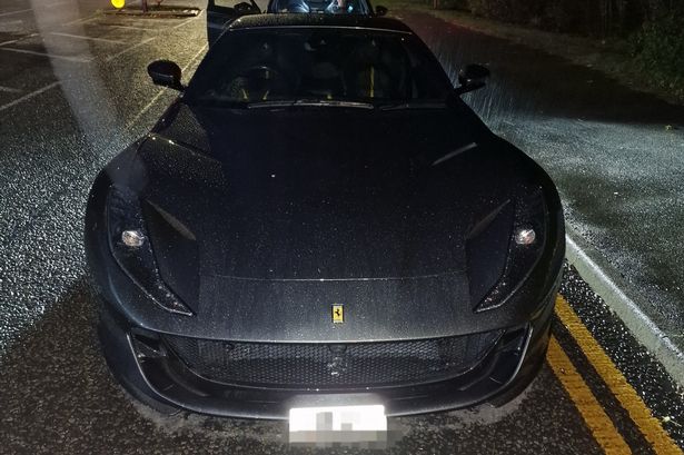 ‘Very high speed’ Ferrari chased down by unmarked police car and seized