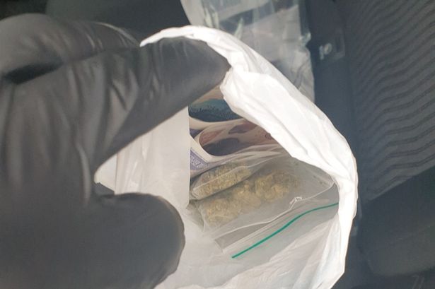 Downfall of drug dealer caught red-handed as he opened ‘man bag’